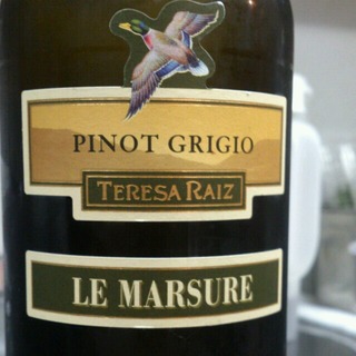 Teresa Raiz Le Marsure Pinot Grigio(テレザ・ライツ レ マルスーレ ピノ・グリージョ)