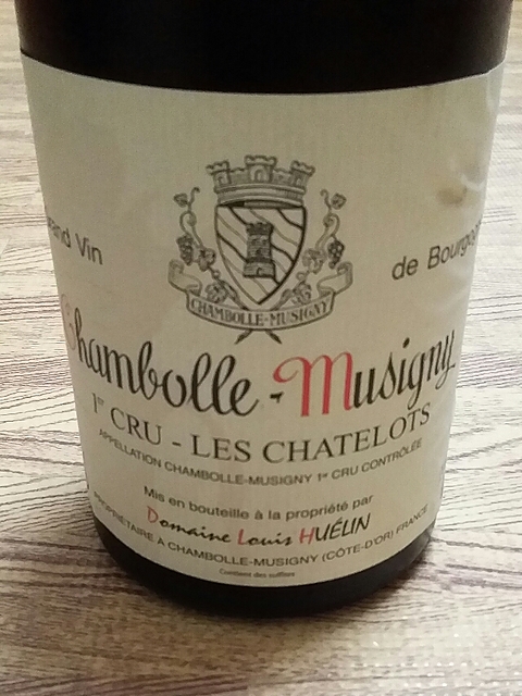 Dom. Louis Huelin Chambolle Musigny 1er Cru Les Chatelots(ドメーヌ・ルイ・ユエラン シャンボール・ミュジニー プルミエ・クリュ レ・シャトロ)