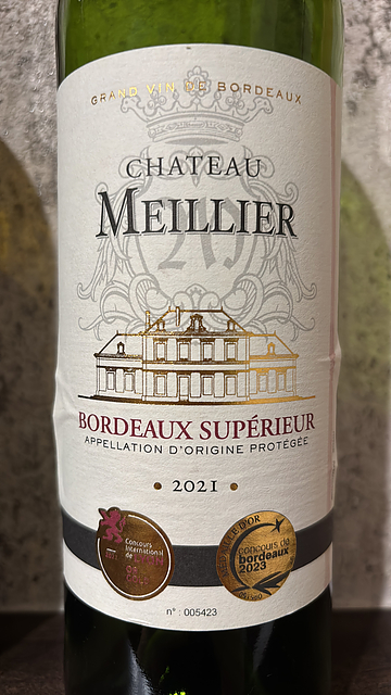 Ch. Meillier Bordeaux Supérieur(シャトー・メイエ)