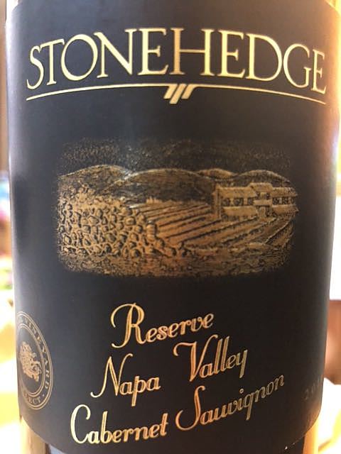 Stonehedge Reserve Napa Valley Cabernet Sauvignon(ストーンヘッジ リザーヴ ナパ・ヴァレー カベルネ・ソーヴィニヨン)