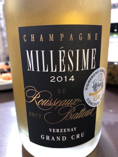 Millésime 2014 de Rousseaux Batteux Brut