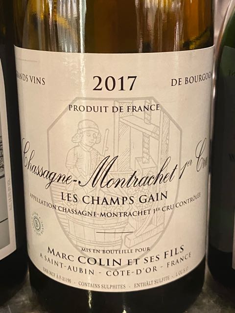 Marc Colin et ses Fils Chassagne Montrachet 1er Cru | Vinica