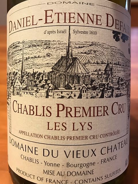 Dom. Daniel Etienne Defaix Chablis 1er Cru Les Lys