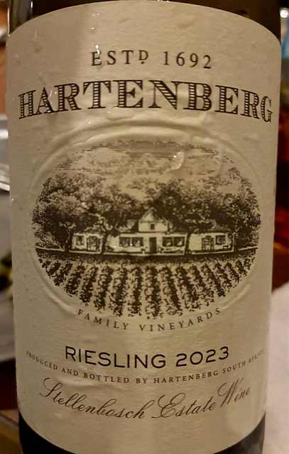 Hartenberg Riesling 2023