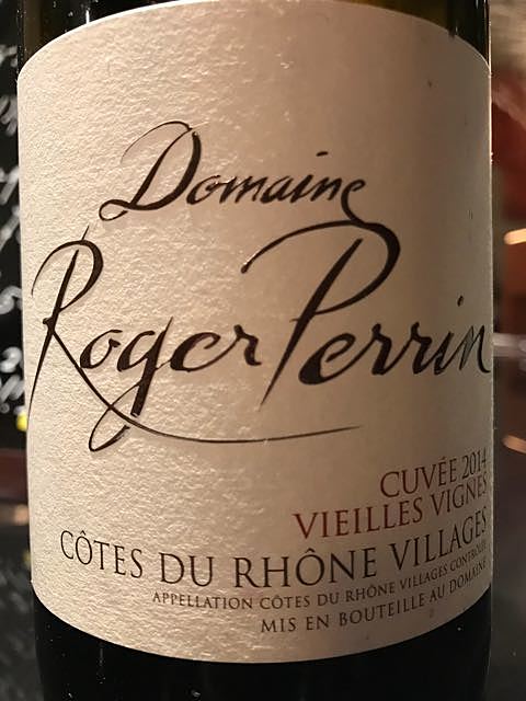 Dom. Roger Perrin Côtes du Rhône Village Cuvée Vieilles Vignes