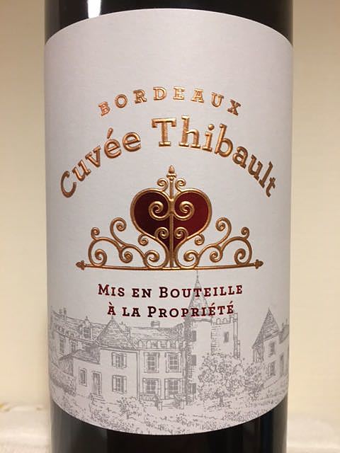 Cuvée Thibault Bordeaux Rouge(キュヴェ・ティーボ ボルドー・ルージュ)