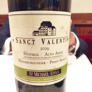 St. Michael Eppan Sanct Valentin Weissburgunder (Pinot Bianco)(サン・ミケーレ・アッピアーノ サンクト・ヴァレンティン ヴァイスブルグンダー)