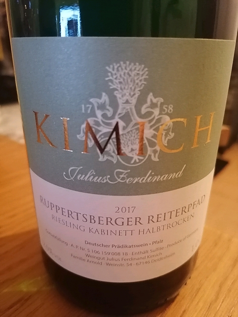 Kimich Ruppertsberger Reiterpfad Riesling Kabinett halbtrocken