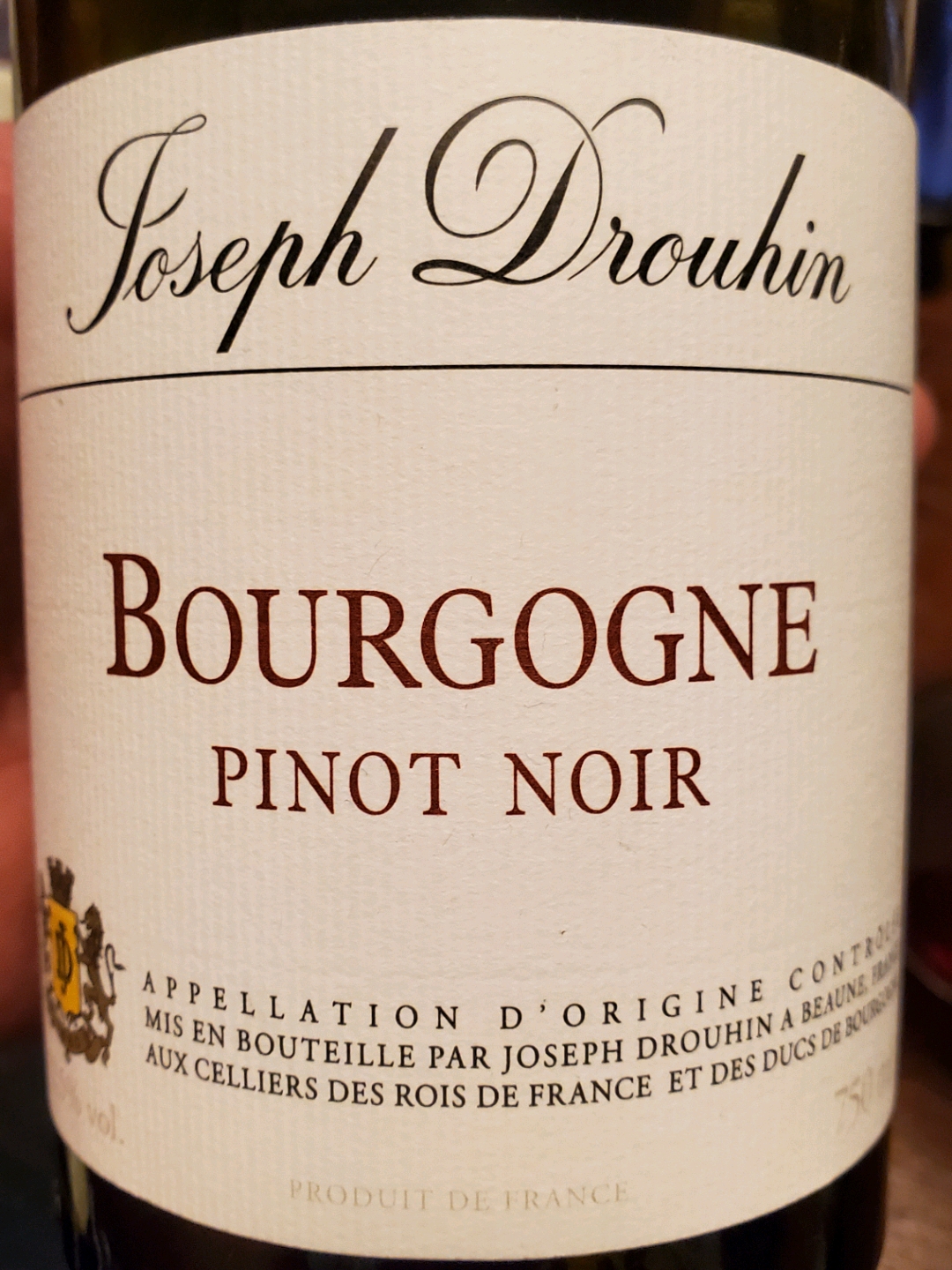 Joseph Drouhin Bourgogne Pinot Noir(ジョゼフ・ドルーアン