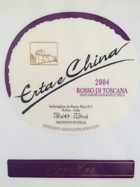 Erta e China Rosso di Toscana