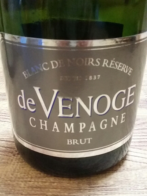 de Venoge Blanc de Noirs Réserve Brut(ドゥ・ヴノージュ ブラン・ド・ノワール リザーブ ブリュット)