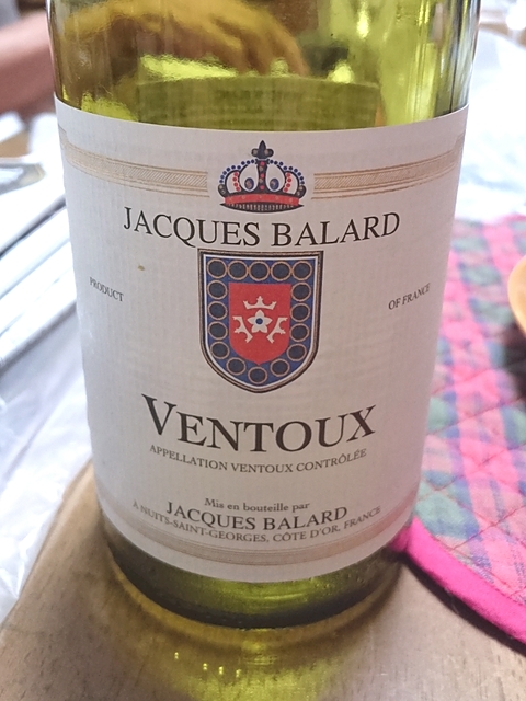 Jacques Balard Ventoux Blanc(ジャック・バラール ヴァントゥー ブラン)