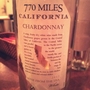 770 Miles California Chardonnay(2012)