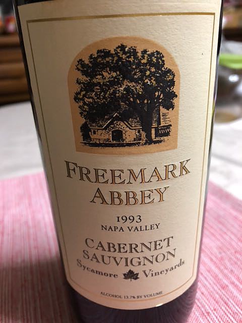 Freemark Abbey Cabernet Sauvignon Sycamore Vineyards 1993
