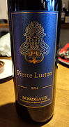 ピエール・リュルトン ボルドー ルージュ(2016)