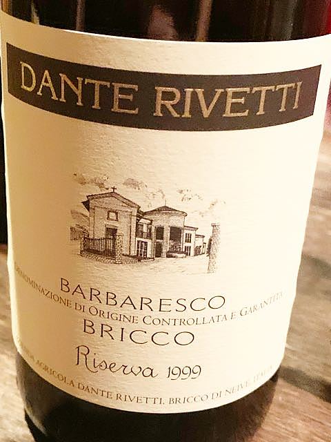 Dante Rivetti Barbaresco Bricco Riserva(ダンテ・リヴェッティ バルバレスコ ブリッコ リゼルヴァ)