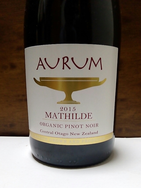 Aurum Mathilde Organic Pinot Noir(オーラム マチルド オーガニック ピノ・ノワール)