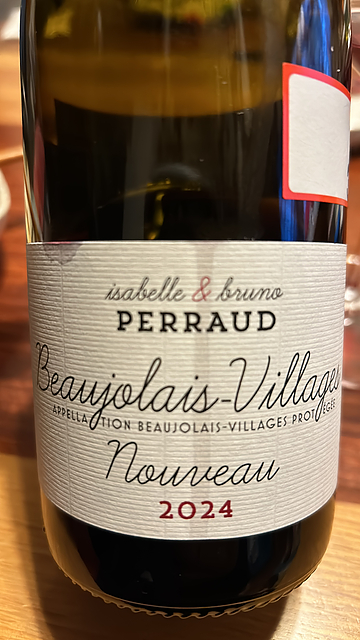Isabelle & Bruno Perraud Beaujolais Villages Nouveau