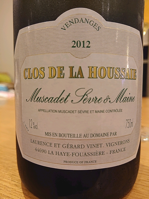 Clos de la Houssaie Muscadet Sèvre et Maine