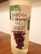 鳳鸞 那須の原ワイン おおひら産 巨峰ワイン 白