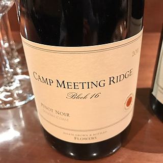 Flowers Camp Meeting Ridge Pinot Noir Block 16(フラワーズ キャンプ・ミーティング・リッジ ピノ・ノワール)