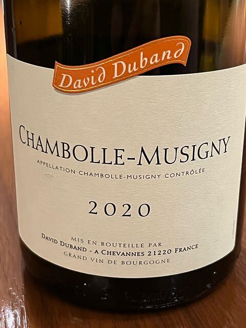 David Duband Chambolle Musigny