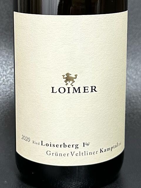 Fred Loimer Langenlois Loiserberg 1ÖTW Grüner Veltliner Kamptal(フレッド・ロイマー ランゲンロイス ロイザーベルグ グリューナー・フェルトリーナー カンプタール)