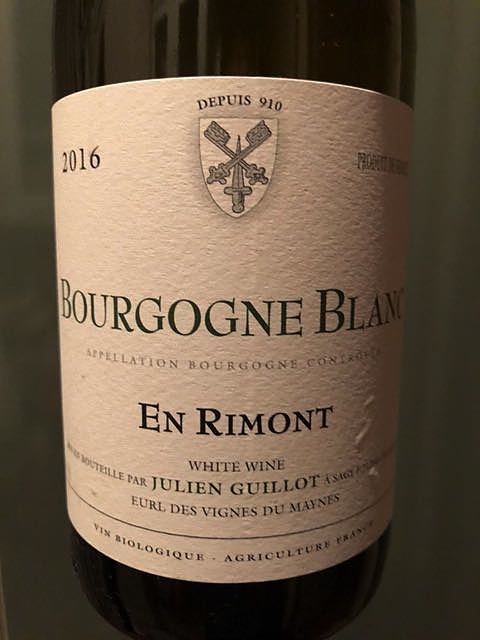 Julien Guillot Bourgogne Blanc En Rimont