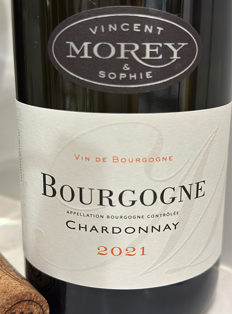 Vincent & Sophie Morey Bourgogne Chardonnay