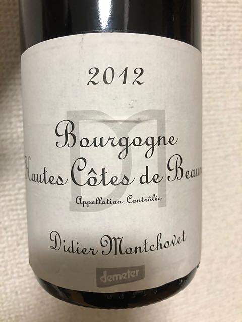 Didier Montchovet Bourgogne Hautes Côte de Beaune Rouge