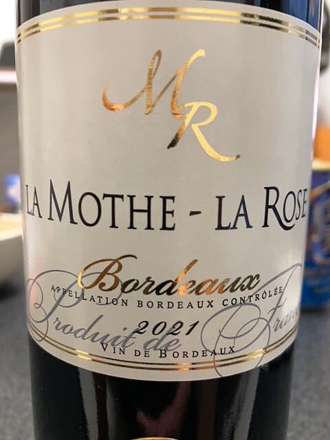 La Mothe La Rose Bordeaux Rouge(ラ・モット ラ・ローズ ボルドー ルージュ)
