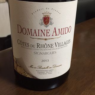 Dom. Amido Côtes du Rhône Villages Signargues(ドメーヌ・アミド コート・デュ・ローヌ・ヴィラージュ・シニャルグ)