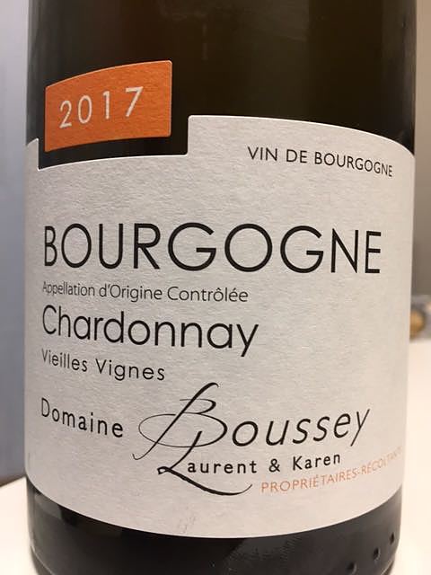 Dom. Boussey Bourgogne Chardonnay Vieilles Vignes