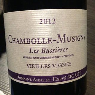 Dom. Anne et Hervé Sigaut Chambolle Musigny Les Bussières Vieilles Vignes