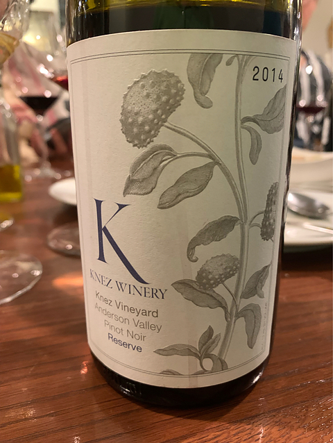 Knez Winery Knez Vineyard Pinot Noir Reserve