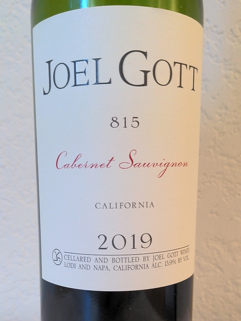 Joel Gott 815 Cabernet Sauvignon