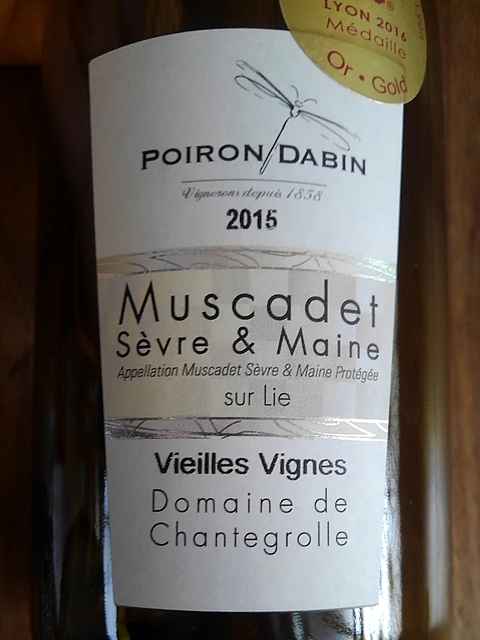 Poiron Dabin Muscadet Sèvre et Maine Sur Lie Vieilles Vignes(ポワロン・ダバン ミュスカデ・セーヴル・エ・メーヌ シュール・リー ヴィエイユ・ヴィーニュ)