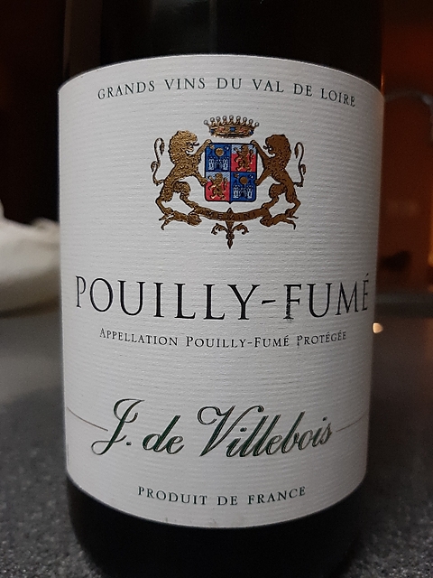 J. de Villebois Pouilly Fumé(ヨースト・ド・ヴィルボワ プイィ・フュメ)