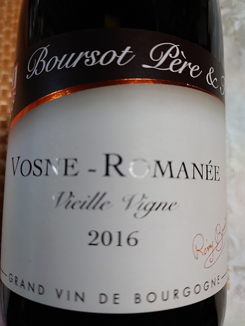 Boursot Père & Fils Vosne Romanée Vieilles Vignes