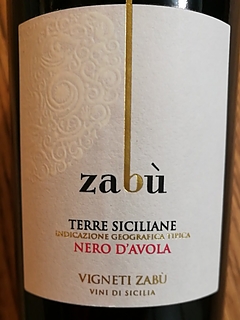 Vigneti Zabu Nero d'Avola(ヴィニエティ・ザブ ネロ・ダーヴォラ)