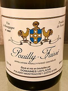 Dom. Leflaive Pouilly Fuissé(ドメーヌ・ルフレーヴ プイィ・フュイッセ)