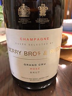 Cuvée Selected By Berry Bros. & Rudd Champagne Grand Cru Brut Rosé(キュヴェ・セレクテッド・バイ・ベリー・ブラザーズ&ラッド シャンパーニュ グラン・クリュ ブリュット ロゼ)