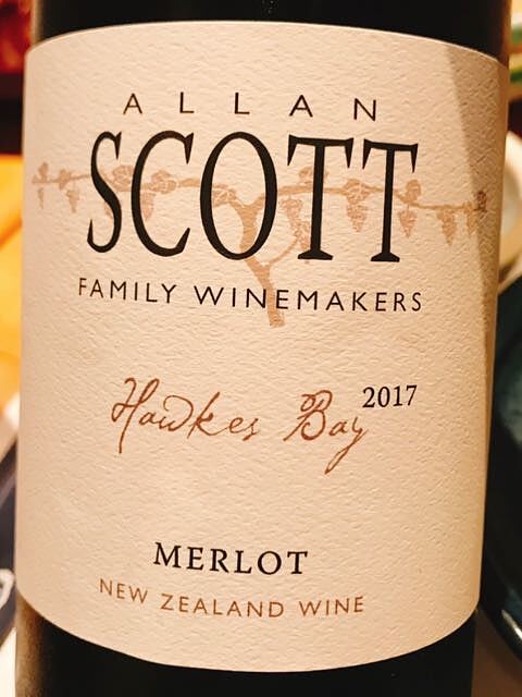 Allan Scott Hawkes Bay Merlot