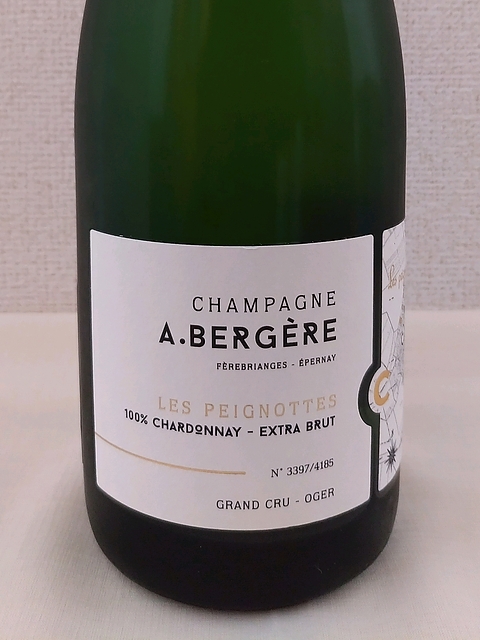 A. Bergère Les Peignottes Extra Brut Grand Cru Oger(アンドレ・ベルジェール レ・ペノット エクストラ・ブリュット グラン・クリュ オジェ)