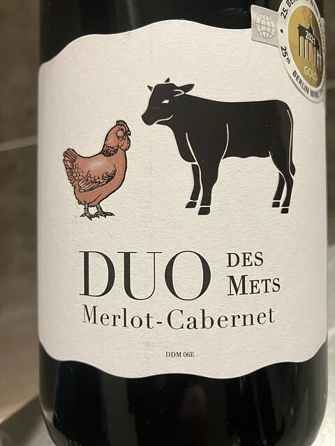 Duo des Mets Merlot Cabernet(デュオ・デ・メ メルロ・カベルネ)