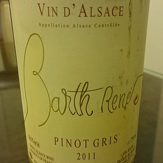 Barth René Pinot Gris(バルス・レネ ピノ・グリ)