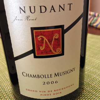 Dom. Nudant Chambolle Musigny(ドメーヌ・ニュダン シャンボール・ミュジニー)