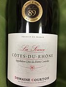 Dom. Courtois Côtes du Rhône La Source(2016)