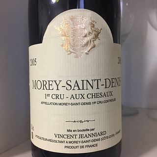 Vincent Jeanniard Morey Saint Denis 1er Cru Aux Chesaux