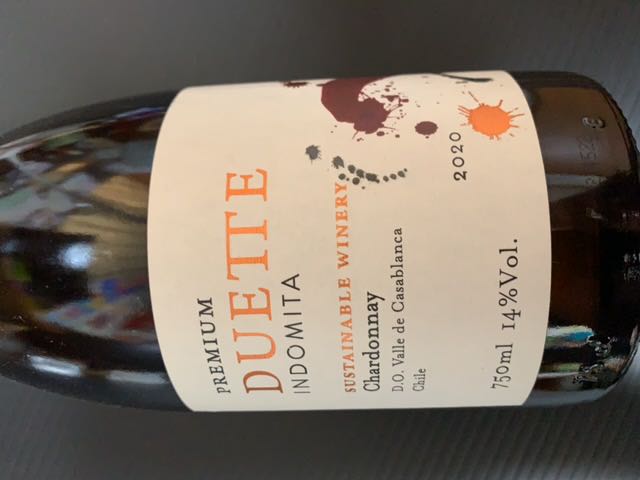 Indómita Duette Premium Chardonnay(インドミタ デュエット
